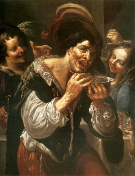 453x587 Some People Eating Normally In Paintings, The Way One Eats - The Toast Painting