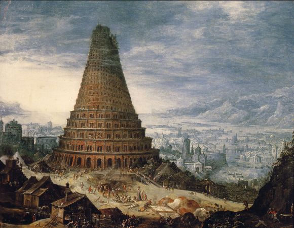 580x450 Tower Of Babel Bible Wiki Fandom Powered By Wikia - The Tower Of Babel Painting