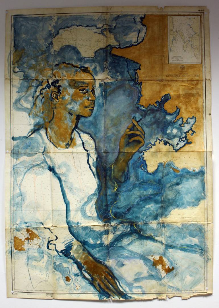 770x1079 Saatchi Art The Traveler Painting By Claudia - The Traveler Painting