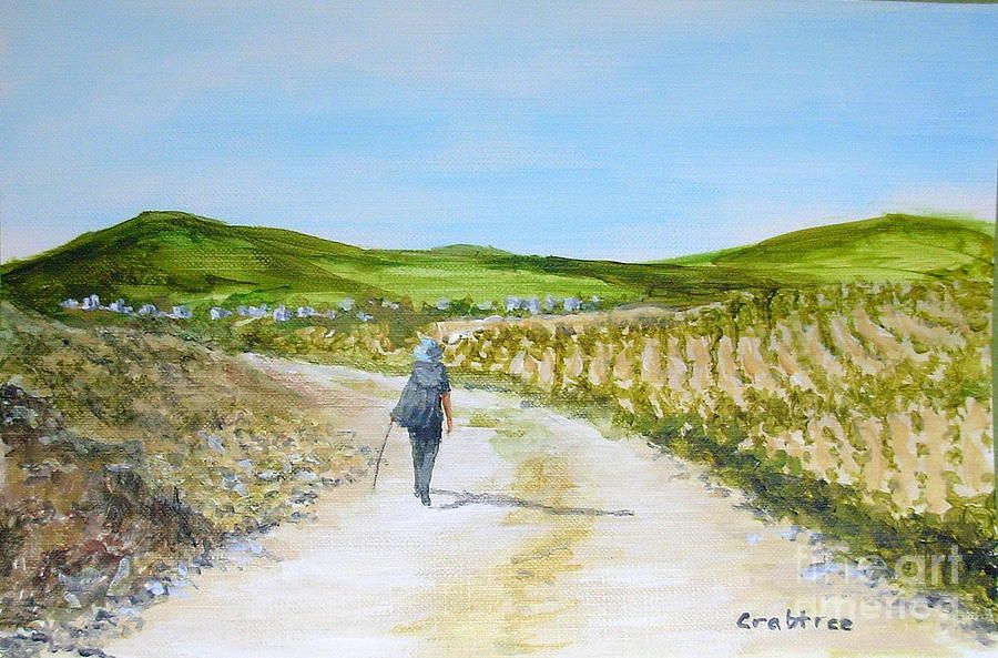 900x593 The Traveler Painting By Elizabeth Crabtree - The Traveler Painting