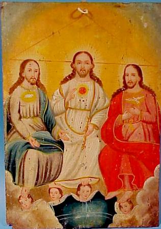 316x450 Iconography Of The Trinity - The Trinity Painting