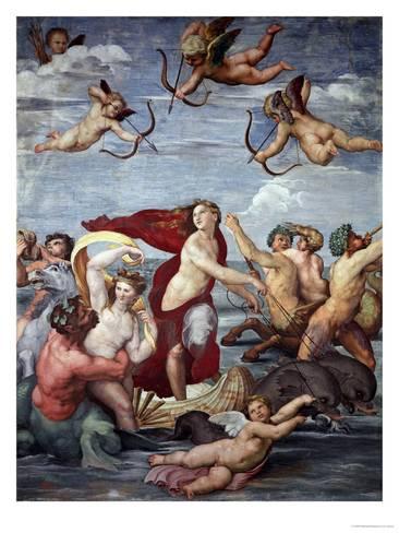 366x488 The Triumph Of Galatea, 1512 14 Giclee Print By Raphael - The Triumph Of Galatea Painting