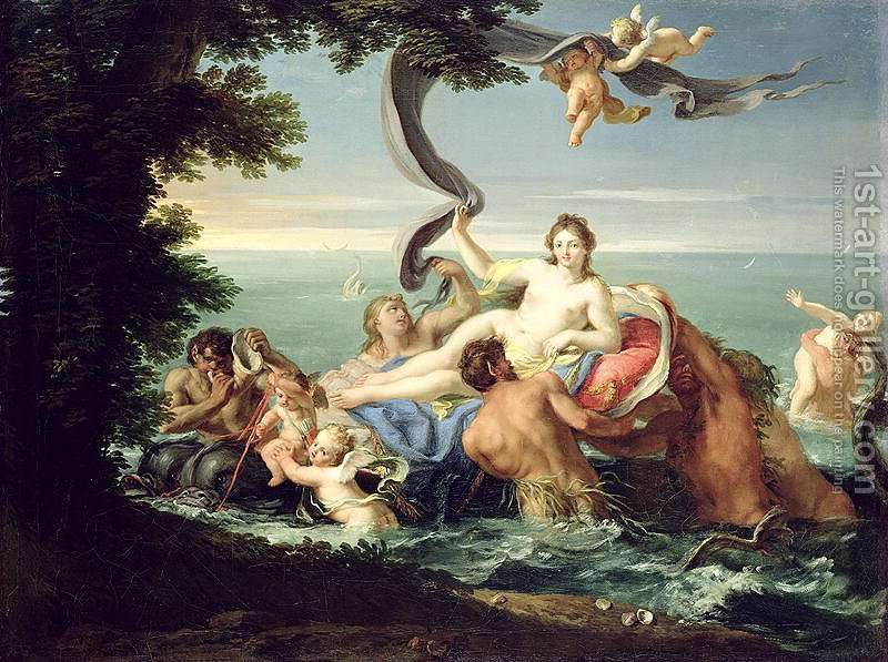 800x597 The Triumph Of Galatea Giuseppe Chiari Reproduction 1st Art Gallery - The Triumph Of Galatea Painting