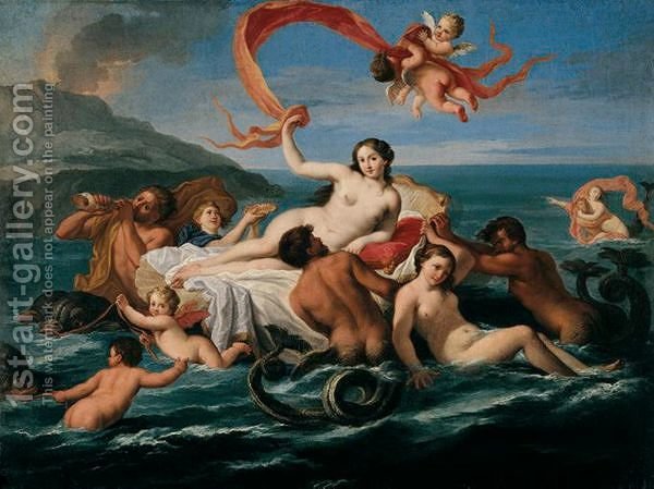 600x449 The Triumph Of Galatea Roman School Reproduction 1st Art Gallery - The Triumph Of Galatea Painting