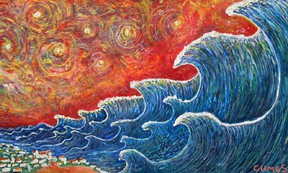 575x345 Painting Tsunami (Of The Apocalypse) - The Tsunami Painting