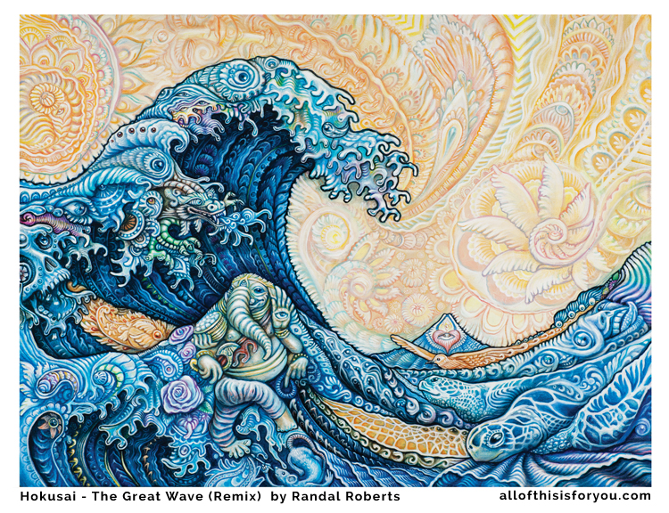 750x576 All Of This Is For You New Painting Hokusai - The Tsunami Painting