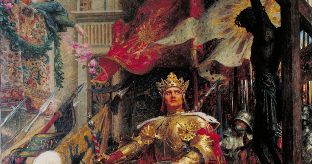 1016x533 Pre Raphaelite Art The Two Crowns - The Two Crowns Painting