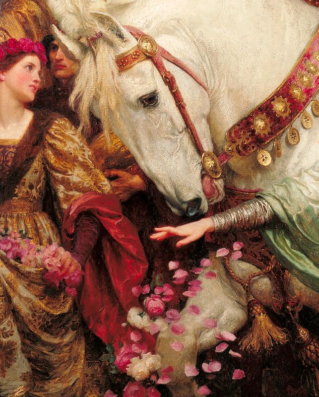 643x800 Sir Frank Dicksee - The Two Crowns Painting