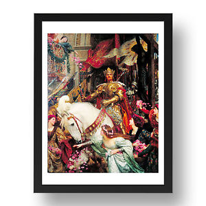 300x300 Sir Frank Dicksee The Two Crowns, 13x9 Black Frame Ebay - The Two Crowns Painting