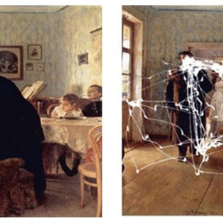 320x320 Left The Oil Painting Unexpected Painted By Ilya - The Unexpected Visitor Painting