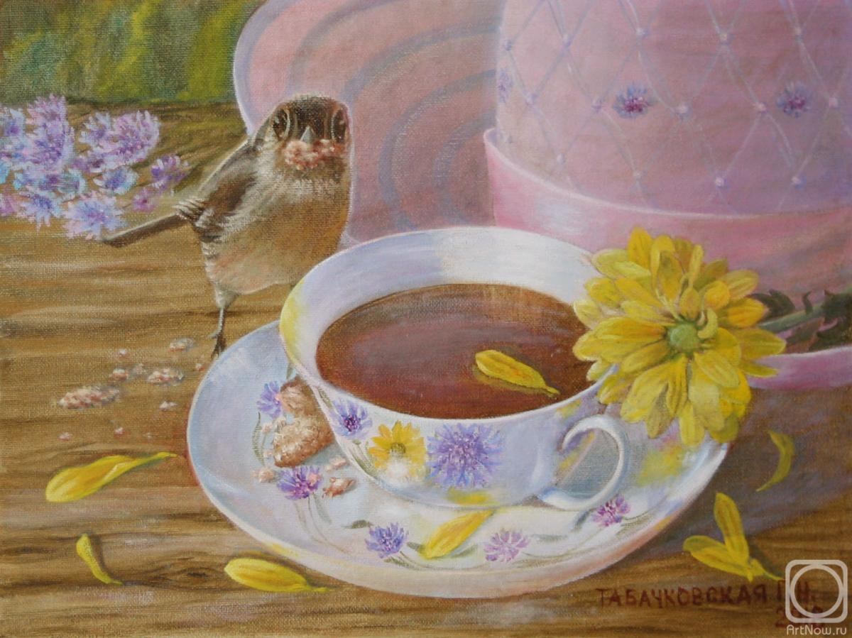 1200x899 Painting Unexpected Buy On Artnow.ru - The Unexpected Visitor Painting