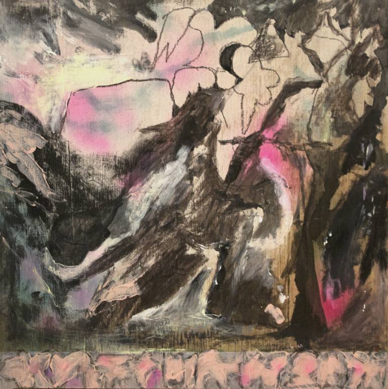 770x772 Saatchi Art An Unexpected Visitor Painting By Cameron Orr - The Unexpected Visitor Painting