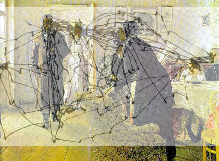 700x514 The Visual Experience Reading 2014 - The Unexpected Visitor Painting