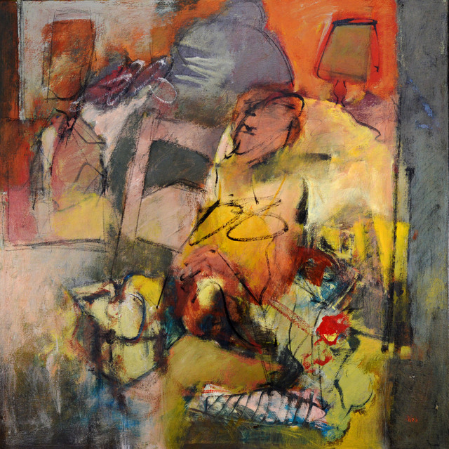 640x639 Arthur Bernard - The Unexpected Visitor Painting