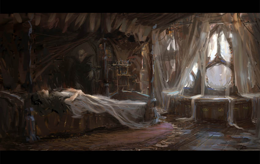 850x536 Vampire By Marcobucci - The Vampire Painting