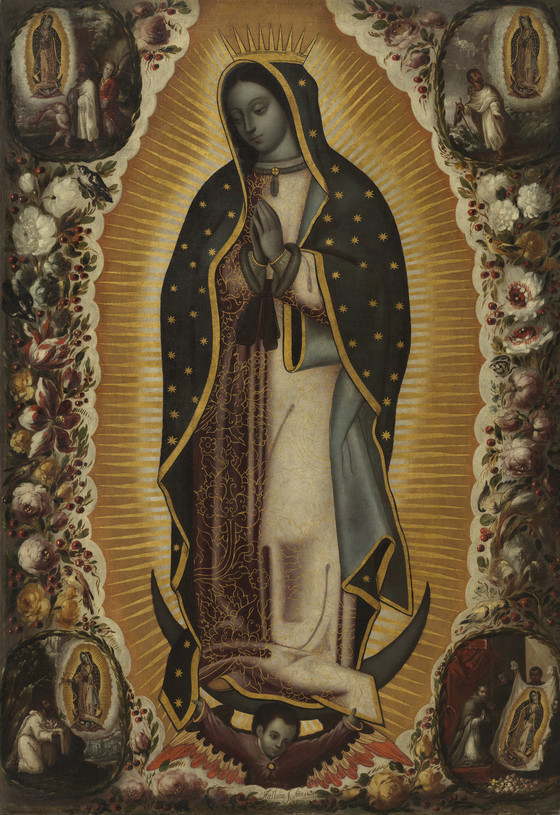 560x815 Virgin Of Guadalupe (La Virgen De Guadalupe) Lacma Collections - The Virgin Of Guadalupe Painting