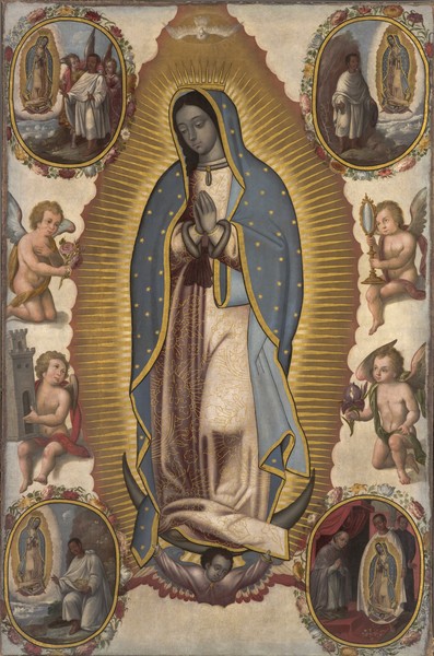 397x600 Virgin Of Guadalupe - The Virgin Of Guadalupe Painting