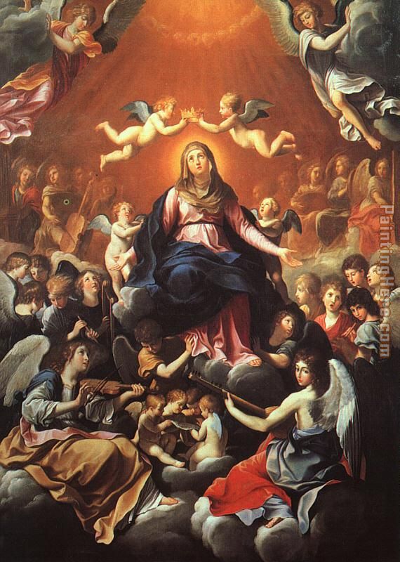 570x800 Guido Reni The Coronation Of The Virgin Painting Anysize 50% Off - The Virgin Painting