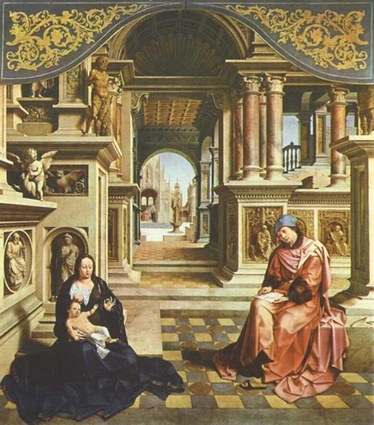 527x600 Saint Luke Painting The Virgin, C.1520 - The Virgin Painting