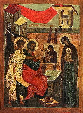 329x450 Saint Luke Painting The Virgin - The Virgin Painting