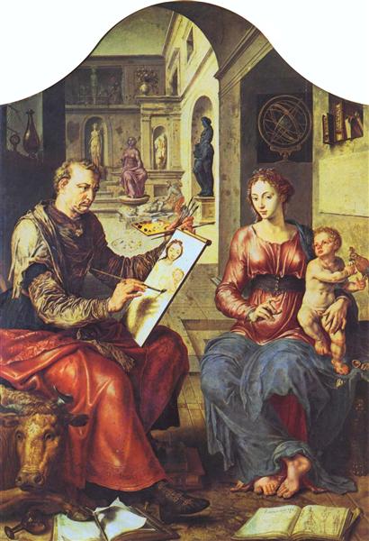 410x600 St. Luke Painting The Virgin, C.1545 - The Virgin Painting