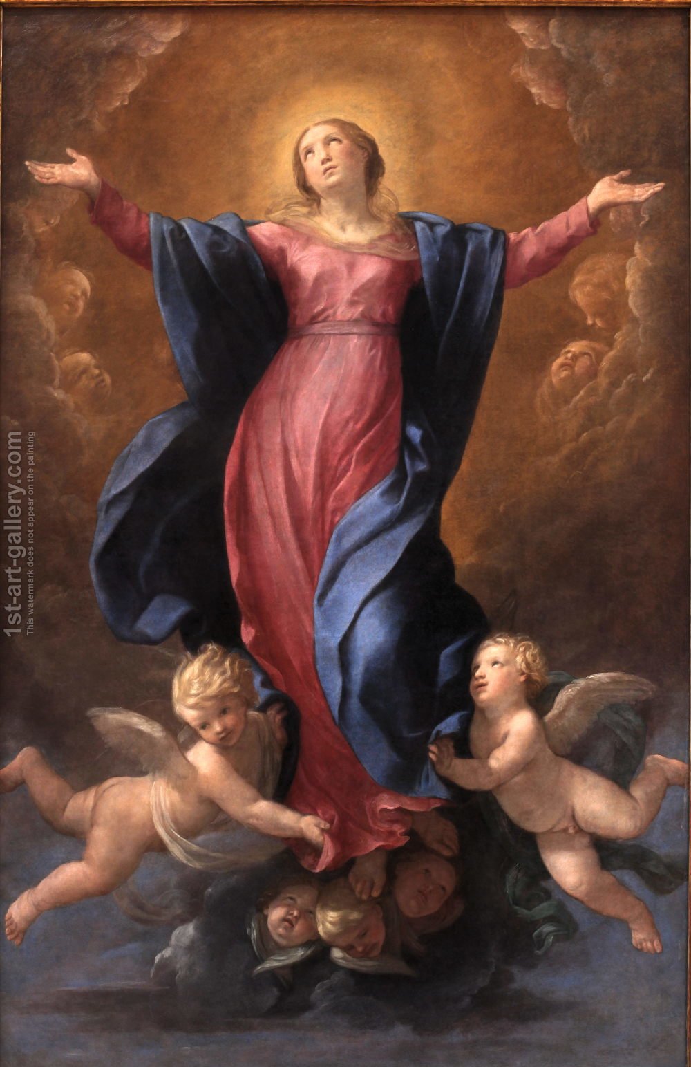 1000x1543 Assumption Of The Virgin Guido Reni Reproduction 1st Art Gallery - The Virgin Painting