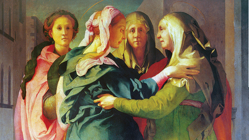 822x463 The Visitation' - The Visitation Painting