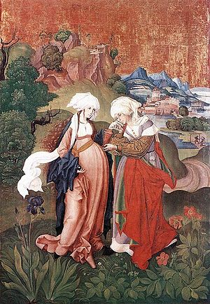 300x434 The Visitation (Ms) - The Visitation Painting