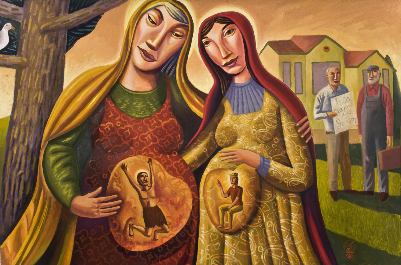 1307x864 The Visitation An Interview With Artist James Janknegt Creator - The Visitation Painting