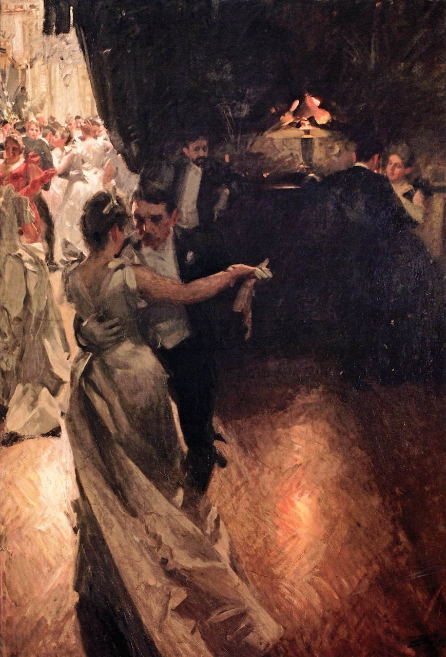 869x1280 Valsen By Anders Zorn - The Waltz Painting
