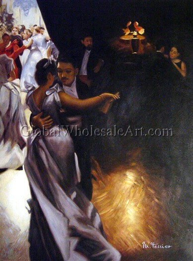389x525 Anders Zorn - The Waltz Painting