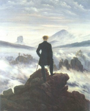 300x370 Paintings - The Wanderer Painting