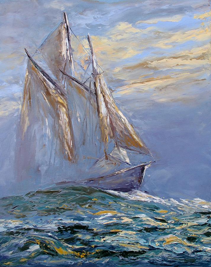 713x900 The Wanderer Painting By Galina Khlupina - The Wanderer Painting