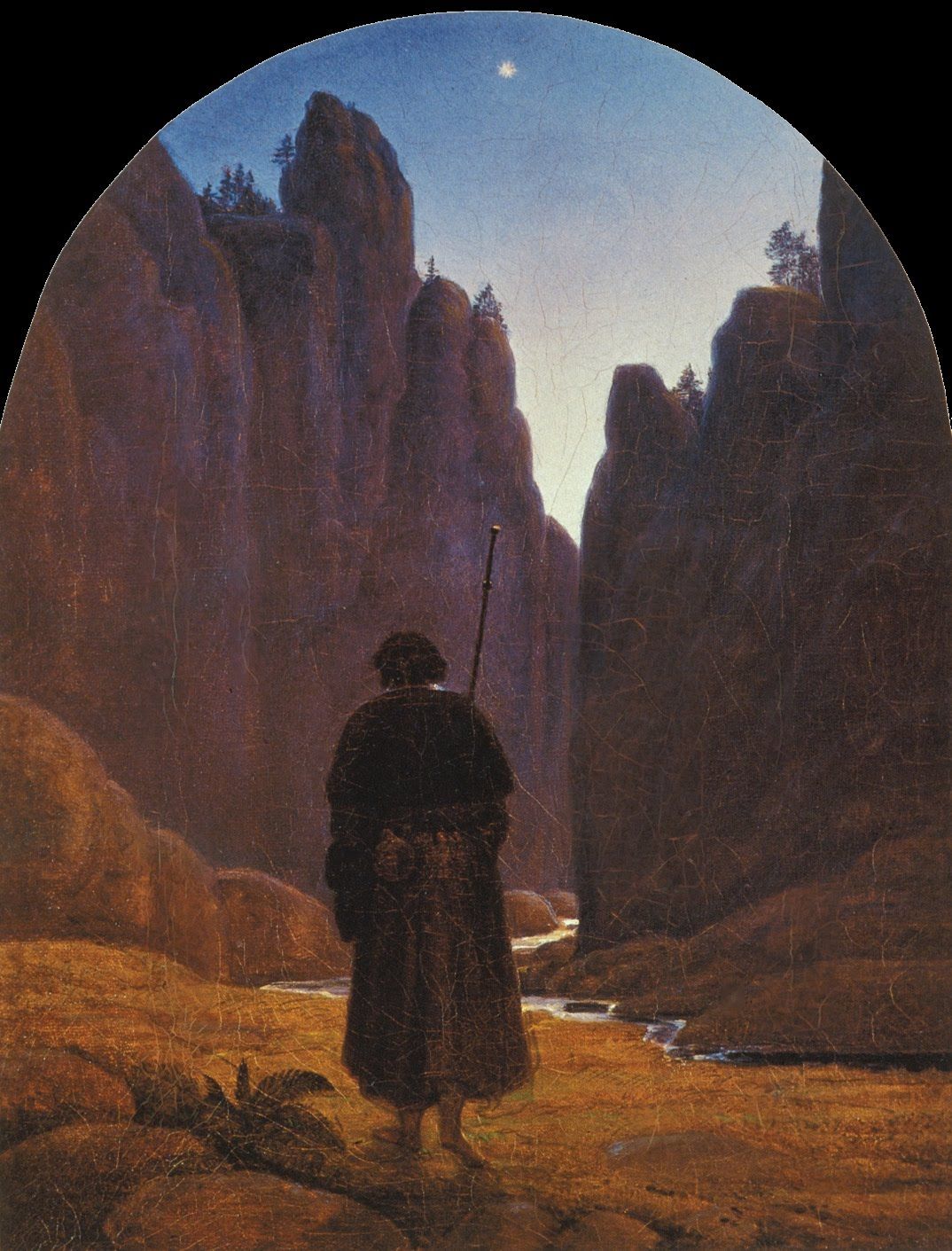 1074x1411 The Wandering Jew Oooo Spooky Carl Gustav Carus - The Wandering Jew Painting