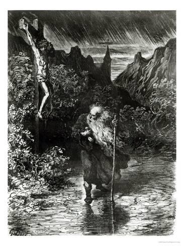 366x488 The Wandering Jew Giclee Print By Gustave - The Wandering Jew Painting