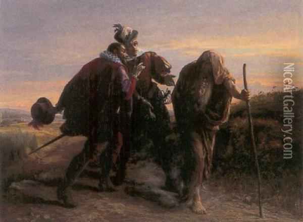 600x440 The Wandering Jew Oil Painting - The Wandering Jew Painting