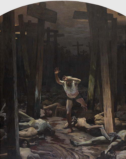 500x629 Behold The Man The Israel Museum, Jerusalem - The Wandering Jew Painting