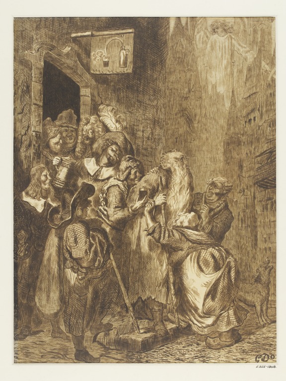 576x768 Illustrations - The Wandering Jew Painting