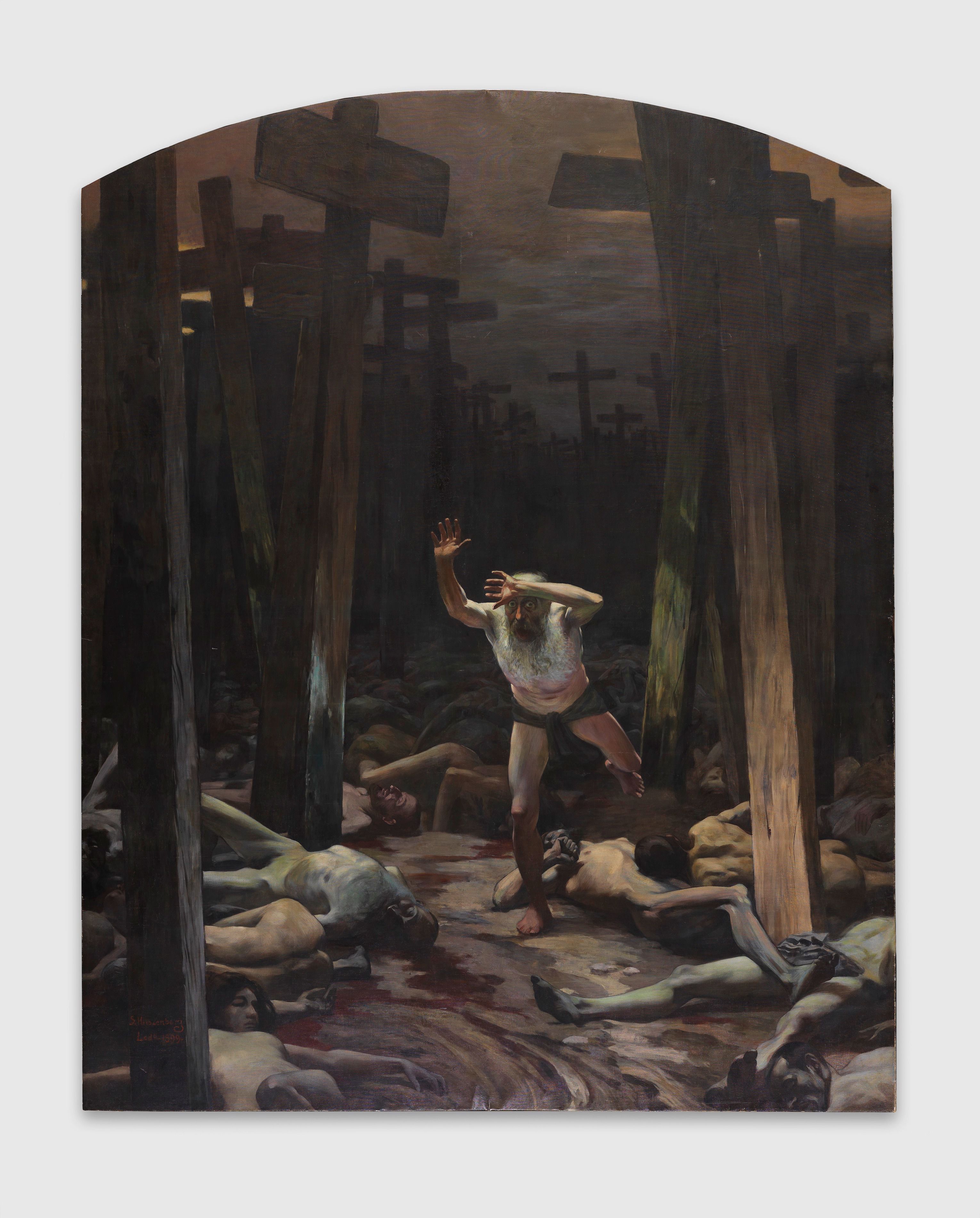 3060x3801 Israel Museum The Forward - The Wandering Jew Painting