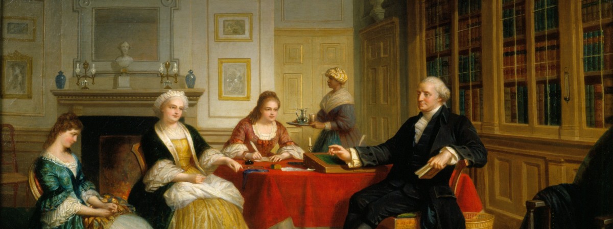 1200x450 Family George Washington's Mount Vernon - The Washington Family Painting