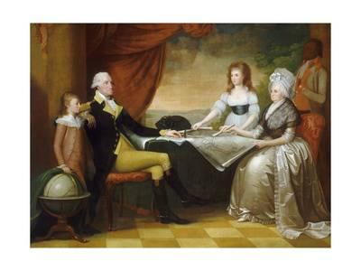 400x300 The Washington Family, 1789 1796 Giclee Print By Edward Savage - The Washington Family Painting