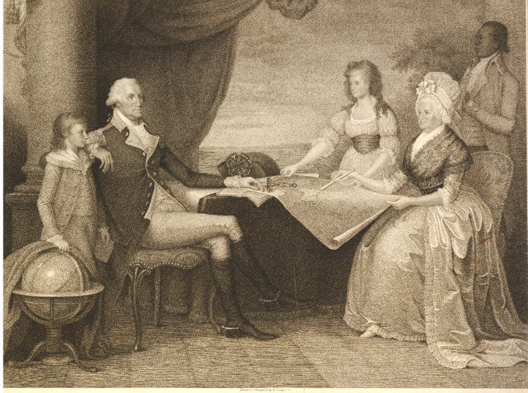 750x558 The Washington Family - The Washington Family Painting
