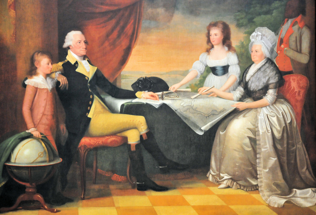 1024x696 Edward Savage - The Washington Family Painting