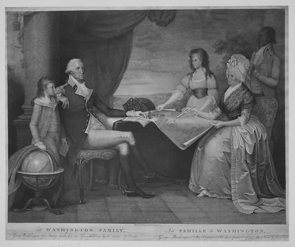600x503 Edward Savage The Washington Family George Washington, His Lady - The Washington Family Painting