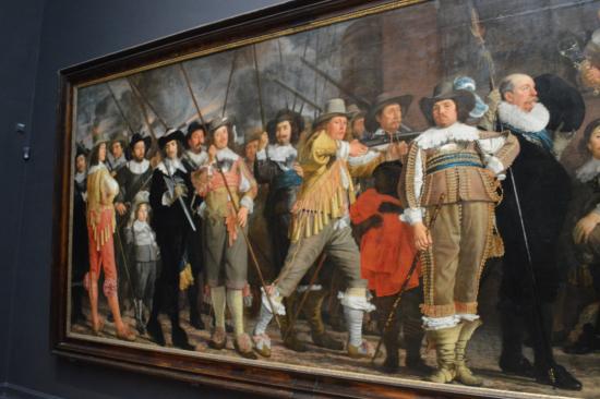 550x366 Part Of The Wonderful Rembrandt Painting The Night Watchman - The Watchman Painting