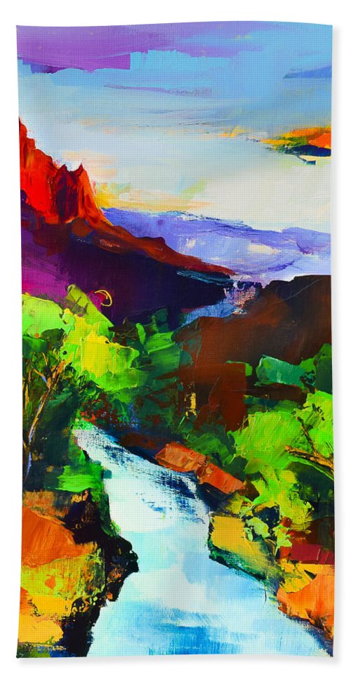 500x967 Zion - The Watchman Painting