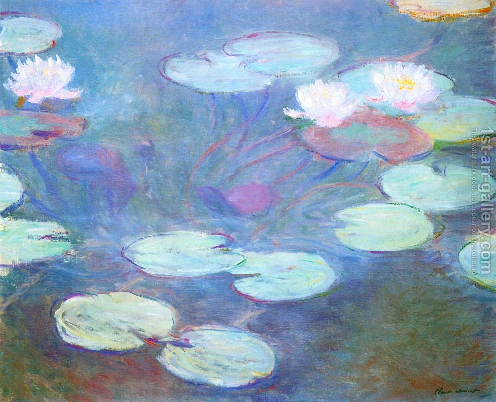 1000x812 Pink Water Lilies Claude Oscar Monet Reproduction 1st Art Gallery - The Water Lilies Painting