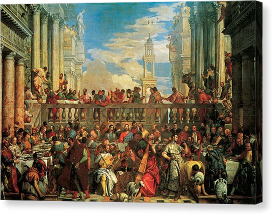 546x430 The Wedding Feast At Cana Painting By Veronese - The Wedding Feast At Cana Painting