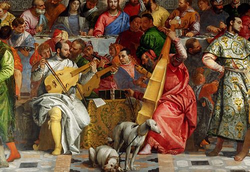 500x345 The Wedding - The Wedding Feast At Cana Painting