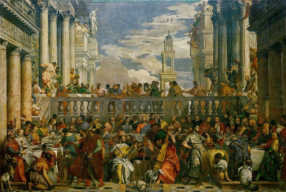 1000x673 The Wedding - The Wedding Feast At Cana Painting